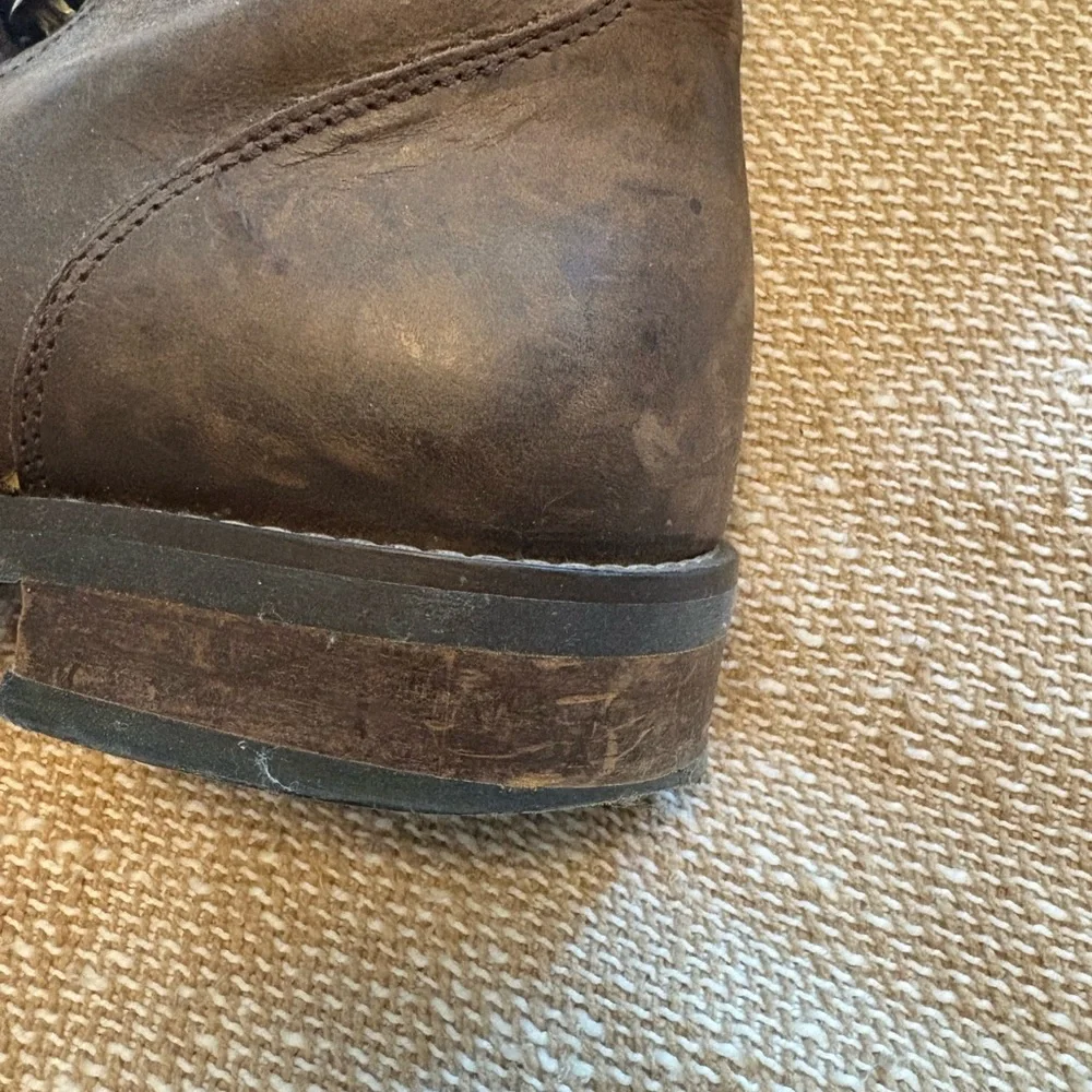 Rhodes Men's Brown Leather Lace-Up Boots